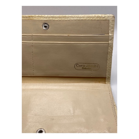 Cora Jacobs vintage wallet purse woven fabric - Picture 5 of 8